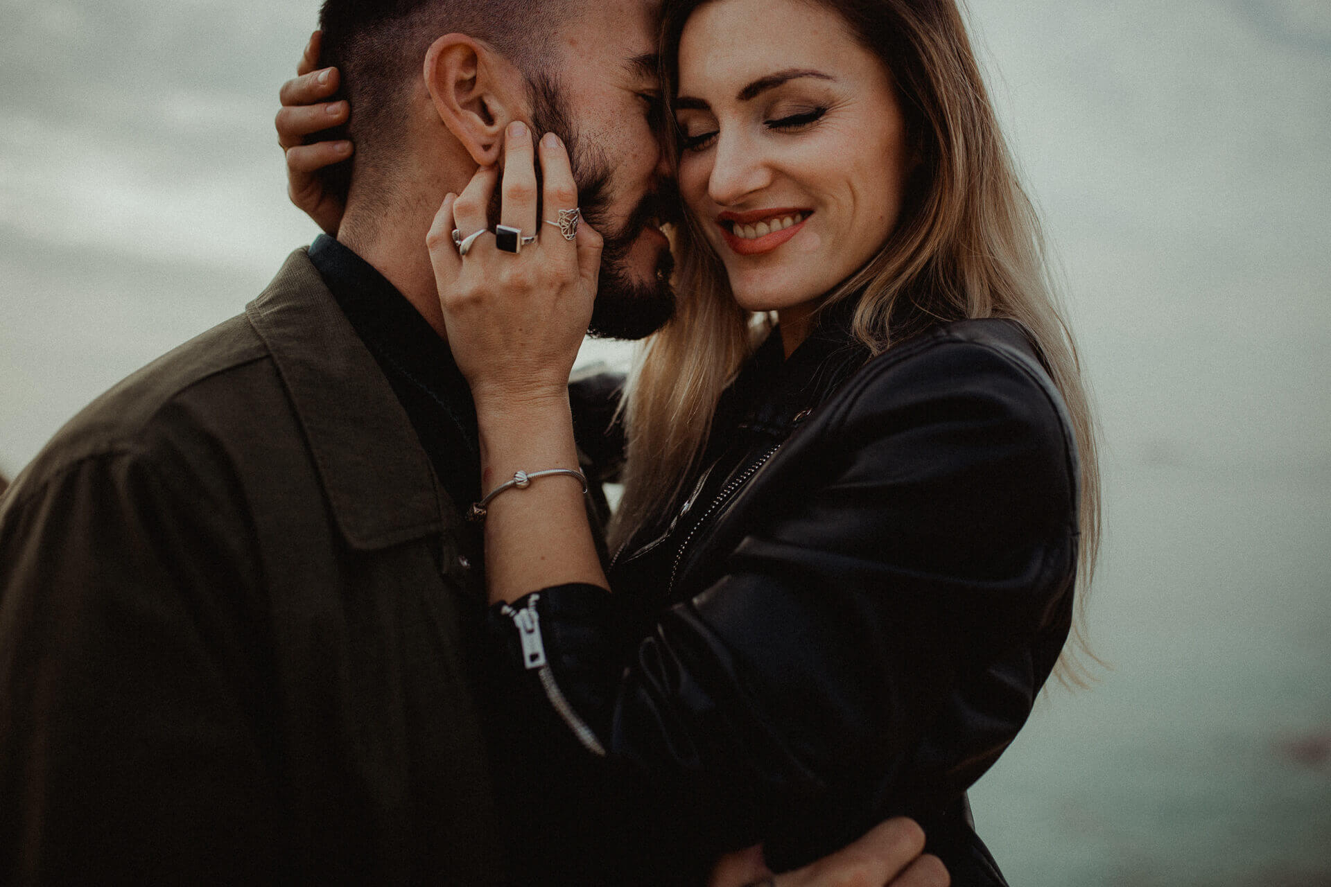 Creative couple session at Cala Comte: Lorena and Nacho