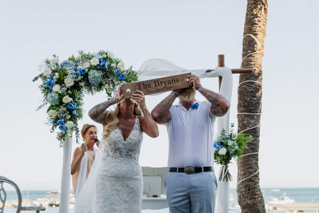 Boda de Jake y Kaley en Playa d’en Bossa